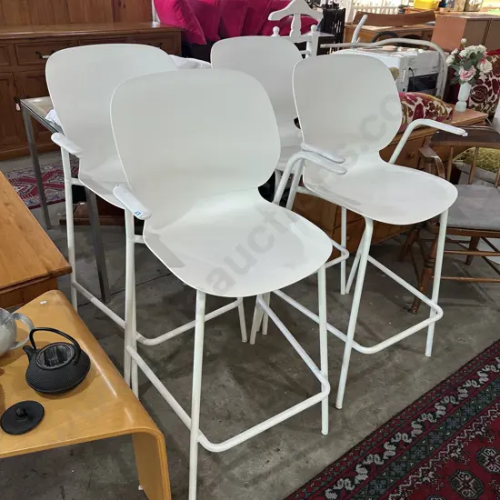 4 Haworth  "Patricia Urquiola"  poolside bar stools