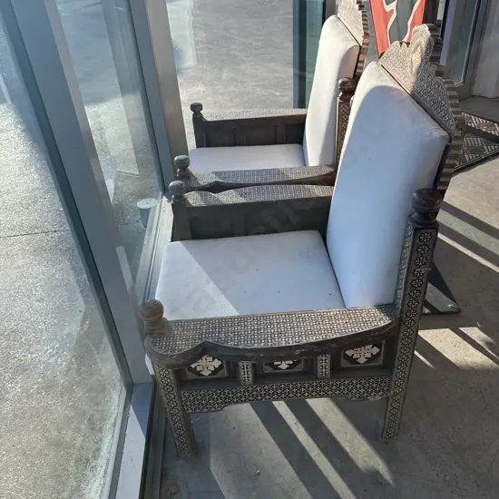 Pr Syrian antique chairs