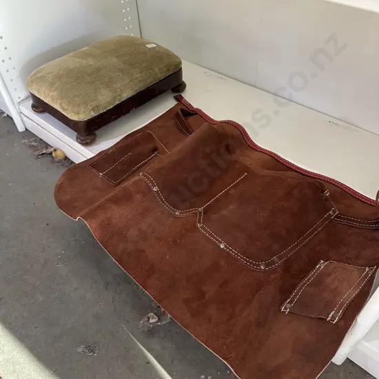 unused vintage builders belt + foot rest