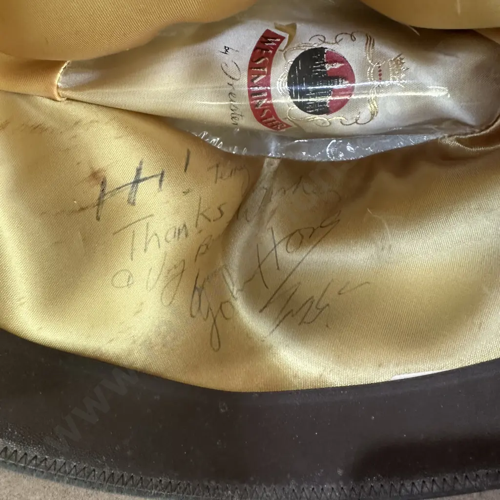 Signed John Hore "Cattle King" hat size 56 Image 1++