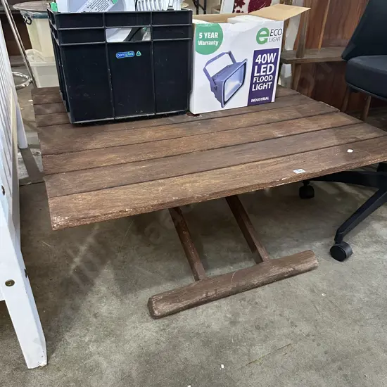 adjustable outdoor table