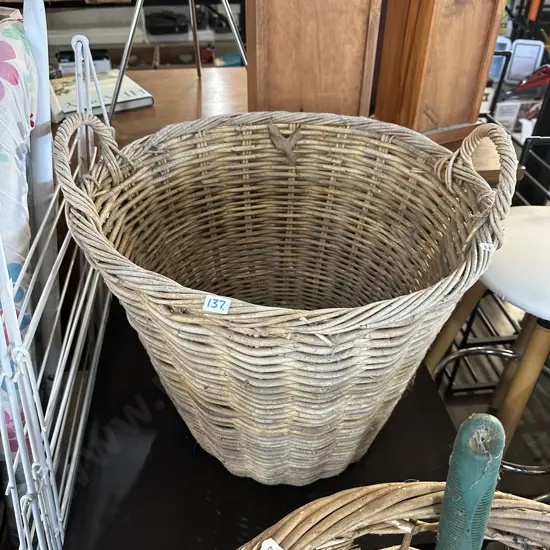 wood basket