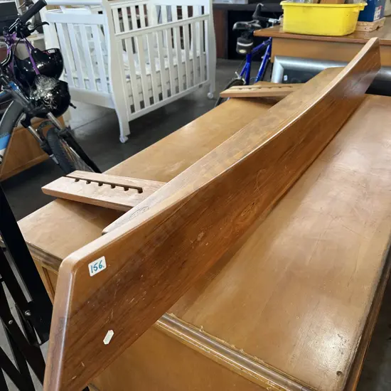 DM heart Rimu headboard