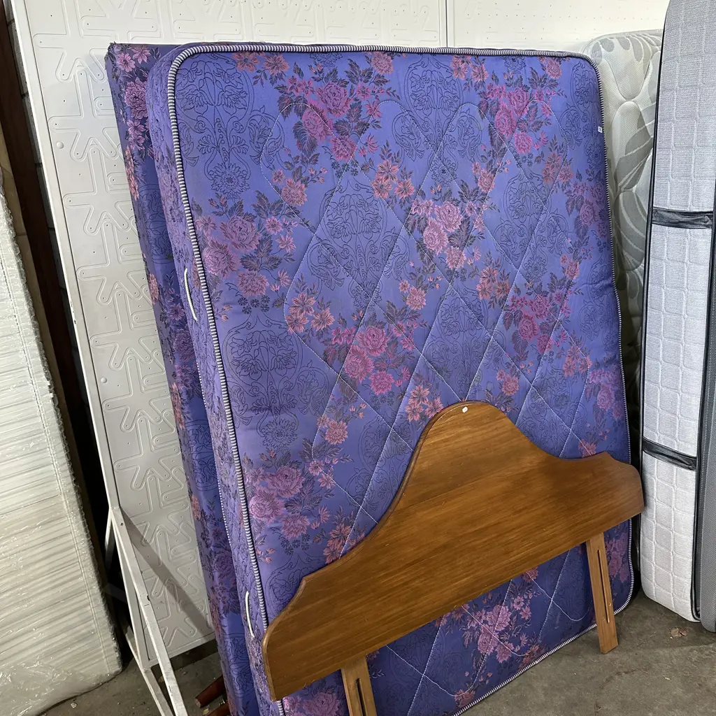 double bed and headboard Image 1++