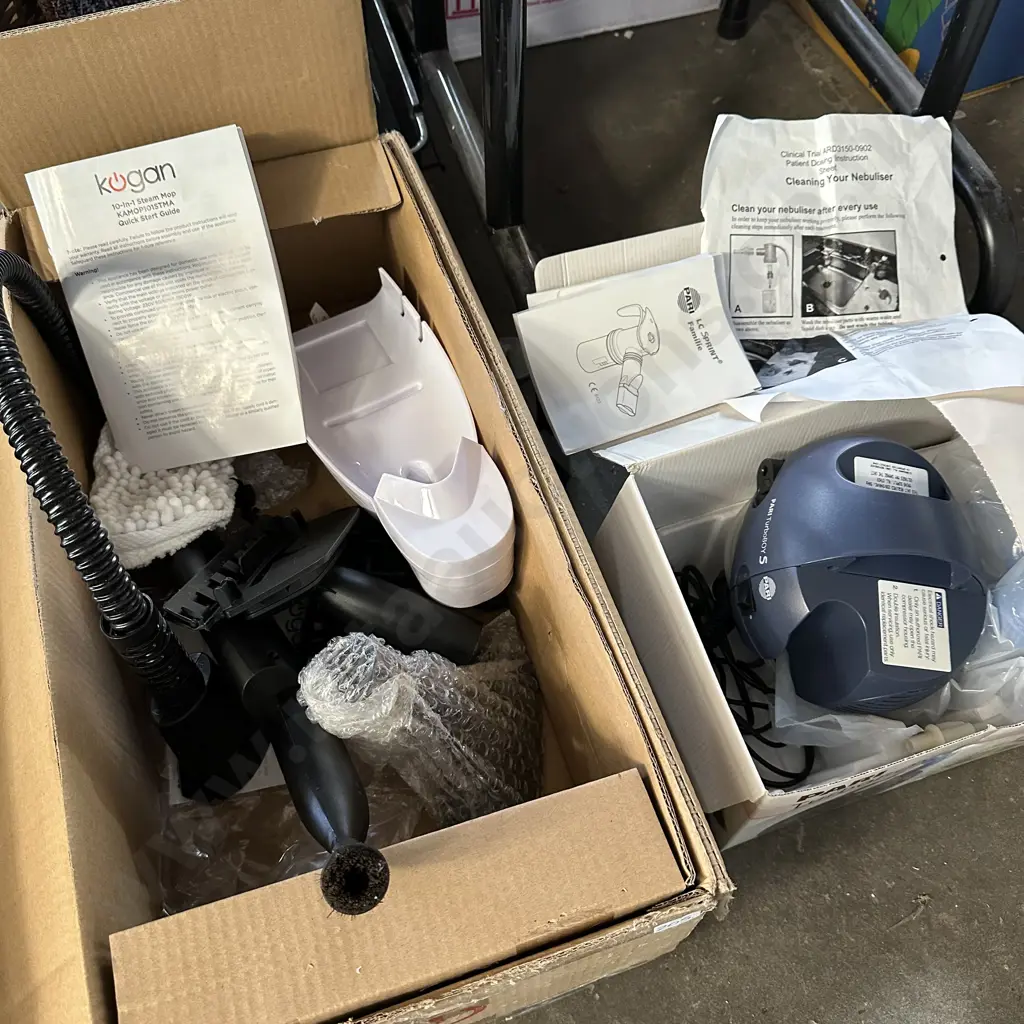 Nebuliser plus steam mop accessories. Image 1++