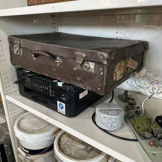 Shelf lot assorted items.