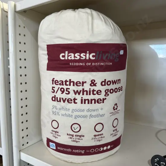 King single duvet inner.