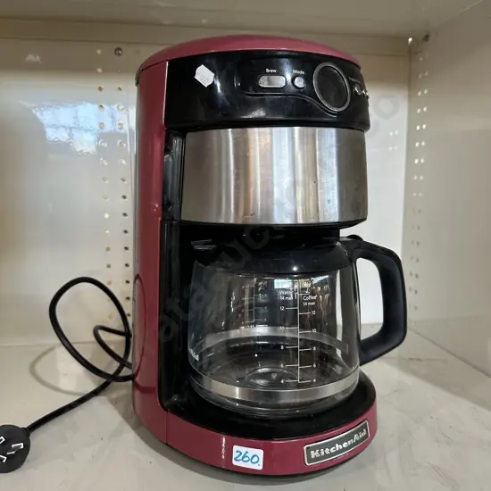 KitchenAid household coffee maker.