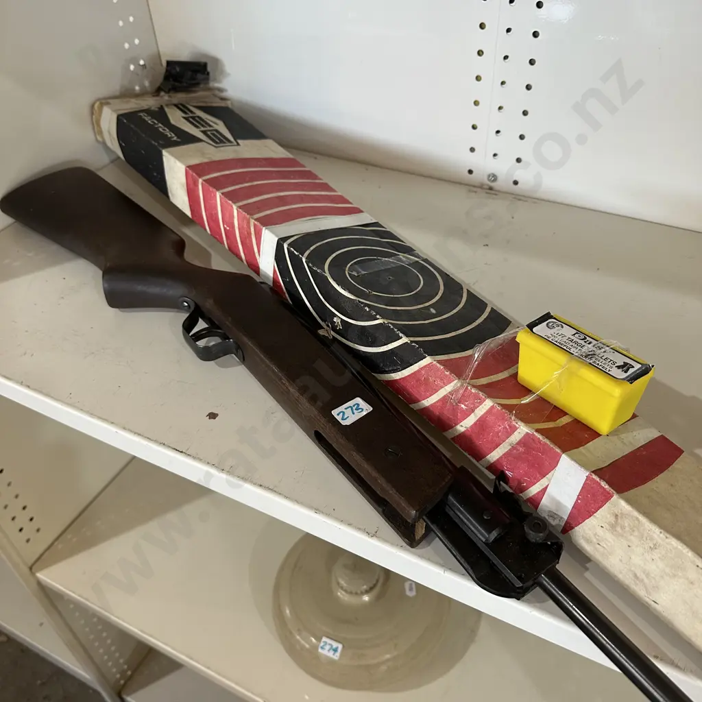 Air rifle, box and amo. (as is) Image 1++
