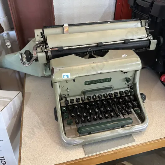 Vintage Imperial 66 typewriter.