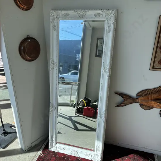 Decorative beveled edge mantle or dress mirror 1700 x 700