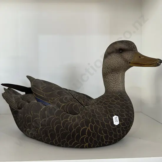 "Ducks Unlimited Canada" hand painted moulded 40cm duck (small chips on tail)