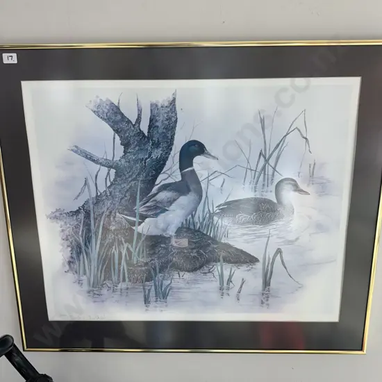 Ltd edition signed & numbered Duck print by Janet Marshall