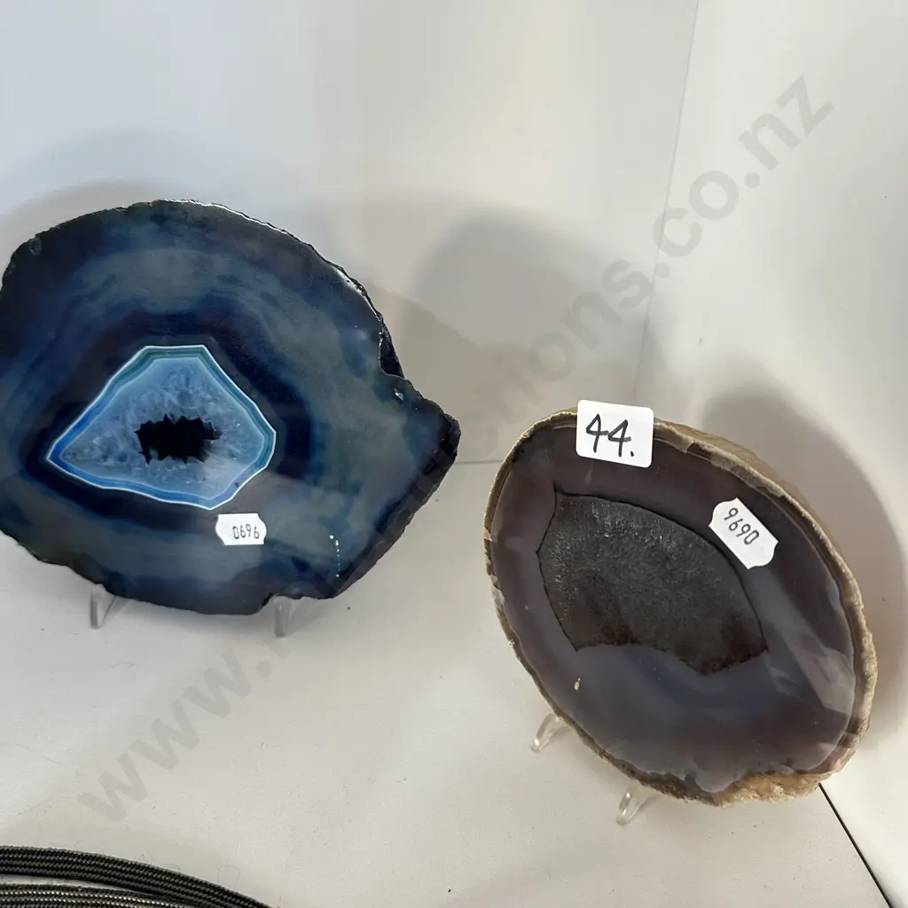 polished Blue & Mauve Agate Image 1++