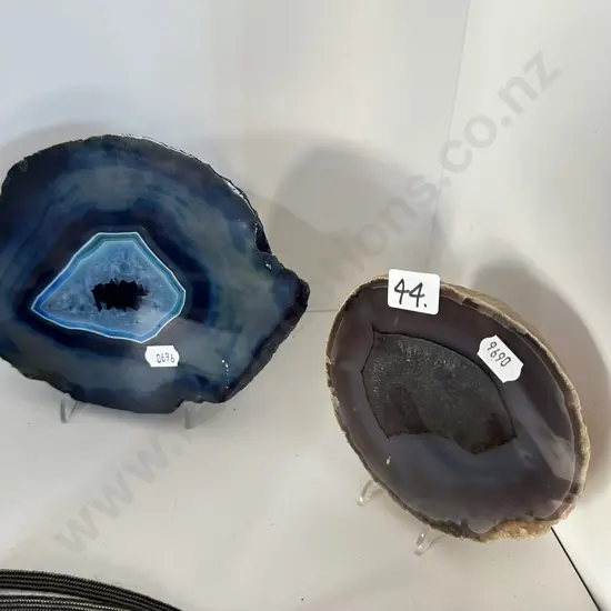 polished Blue & Mauve Agate