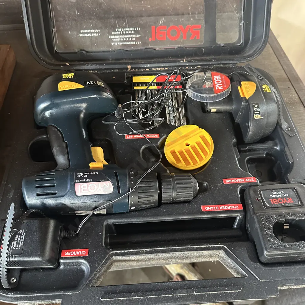 Ryobi 12v drill kit Image 1++
