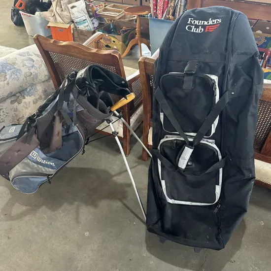 golf bags x 2