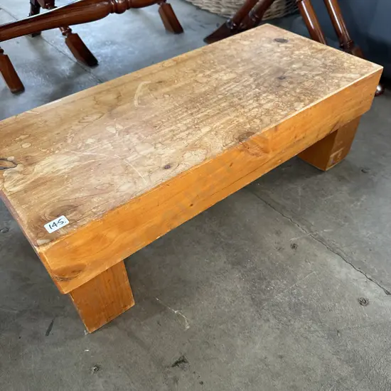 solid wooden step