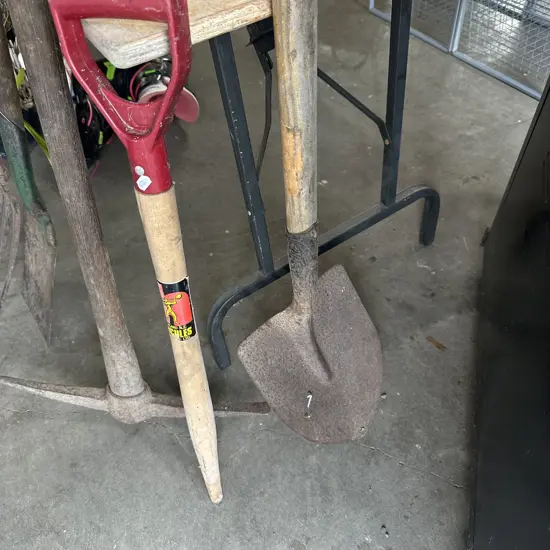 shovel and hole poker