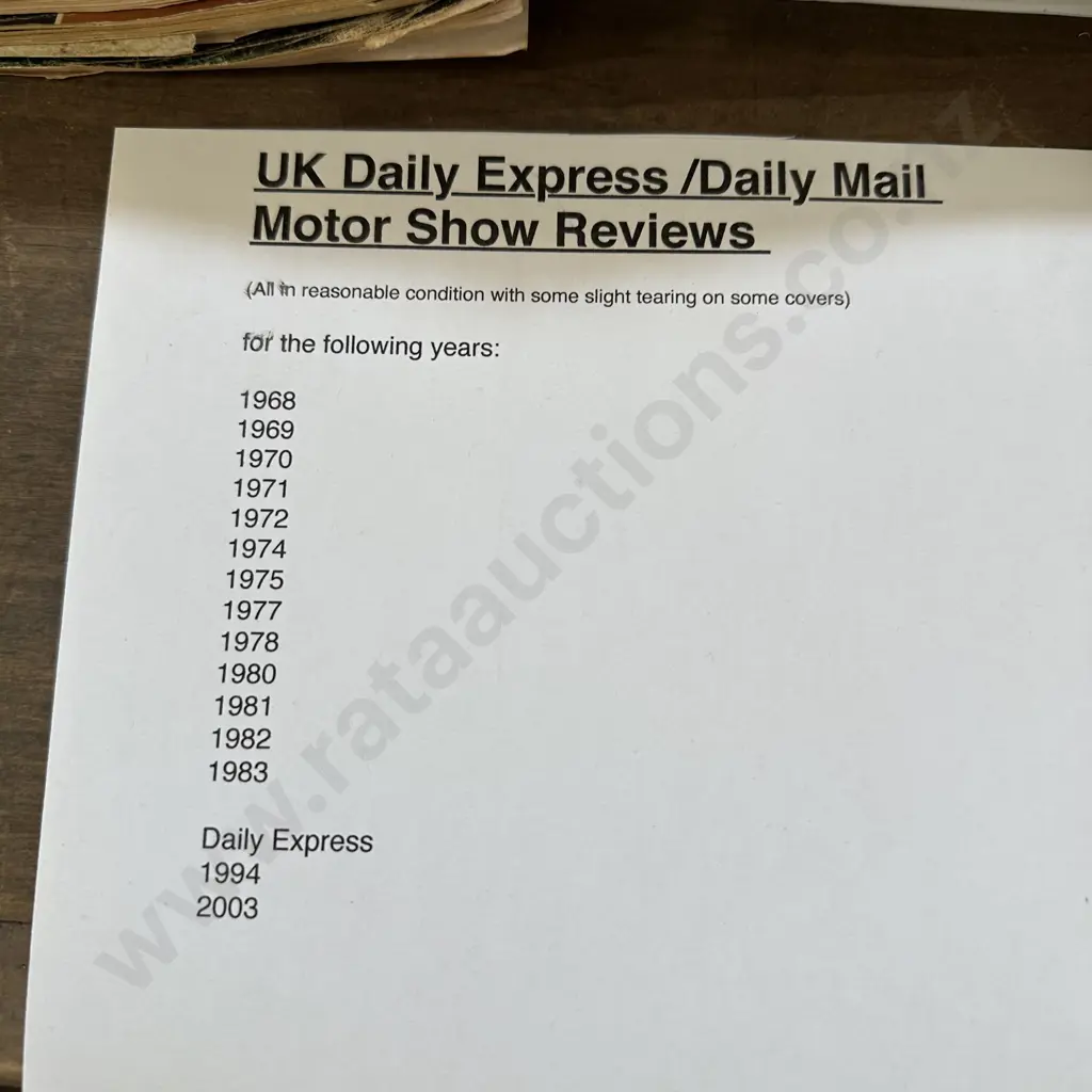 Motor show reviews magazines (other photos for details) Image 1++