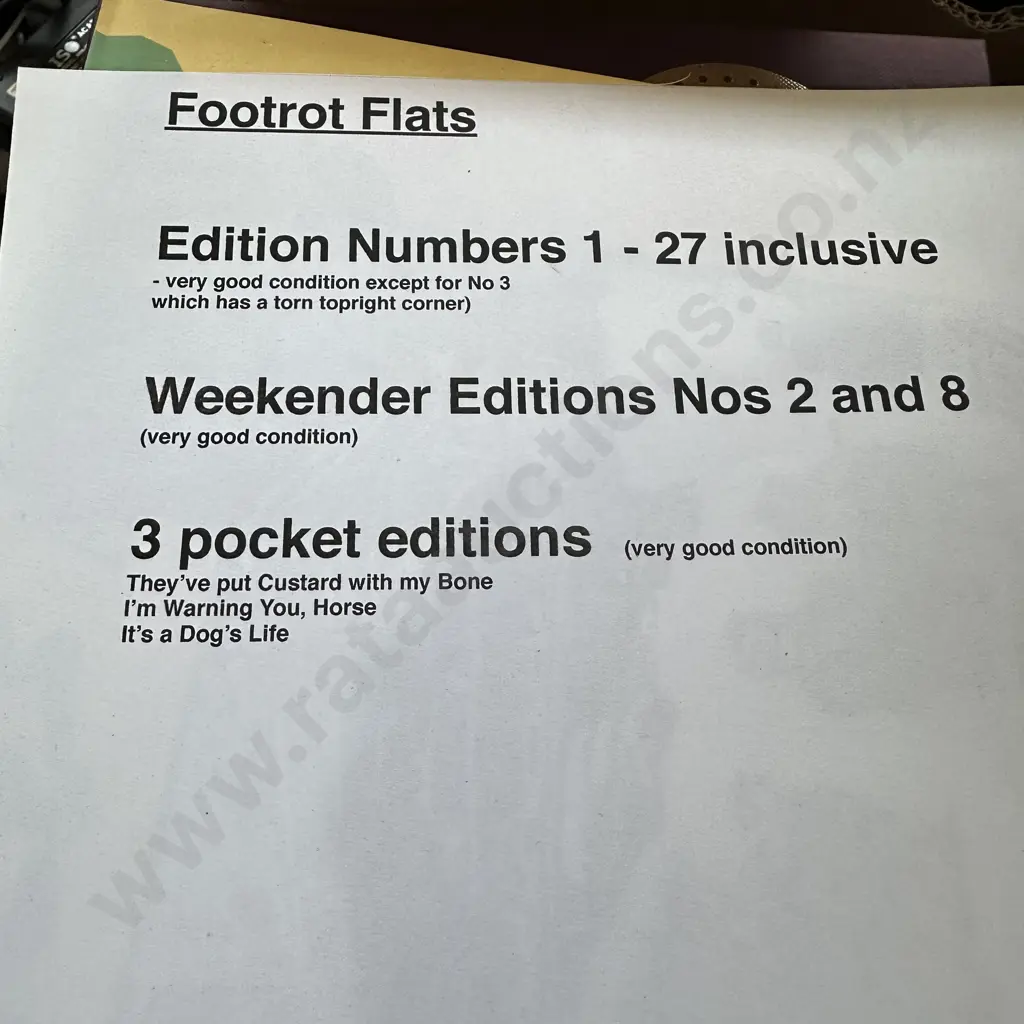 Footrot Flats collection (other photos for details) Image 1++