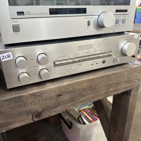 LUXMAN stereo integrated amplifier. (sold as working)