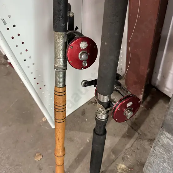 2 boat rods with swedish reels