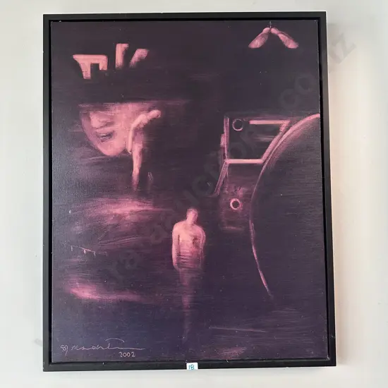 painting "edge of time" by Cathrine Manchester 2002