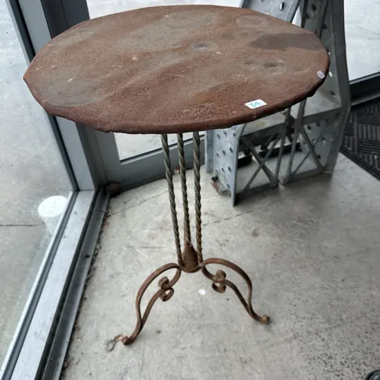 wrought iron base jardiniere stand