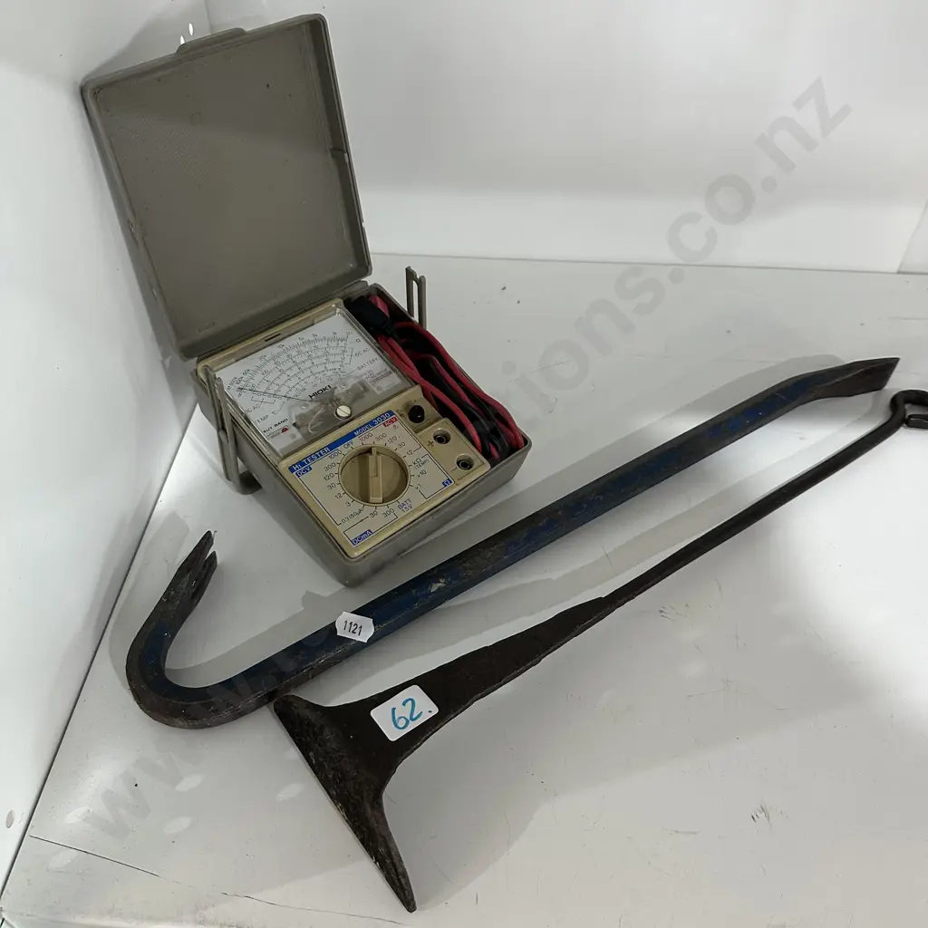 cast firebox tool, jimmy bar and electrical tester Image 1++