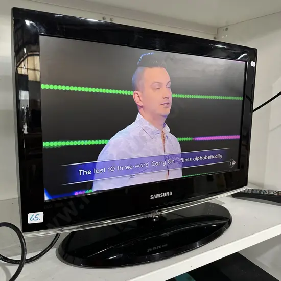 Samsung medium size TV and remote