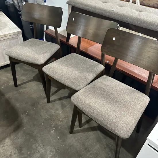 3 dining chairs