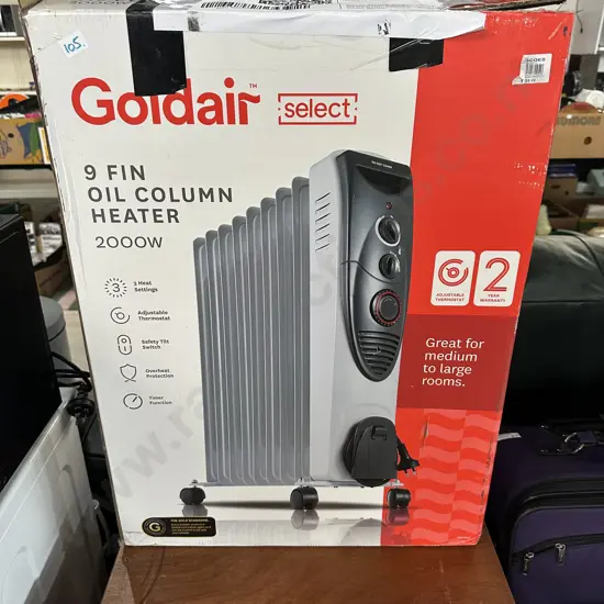 unused oil heater