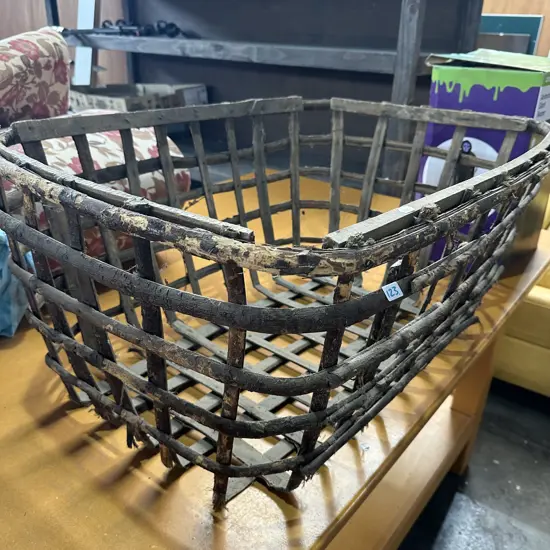 handmade wood basket