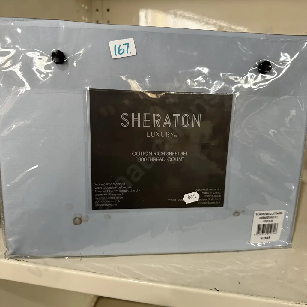 Queenbed sheetset as new Image 1++
