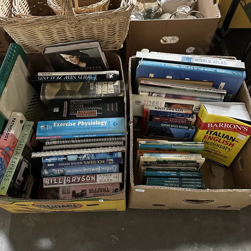 Two boxes of books. Image 1++