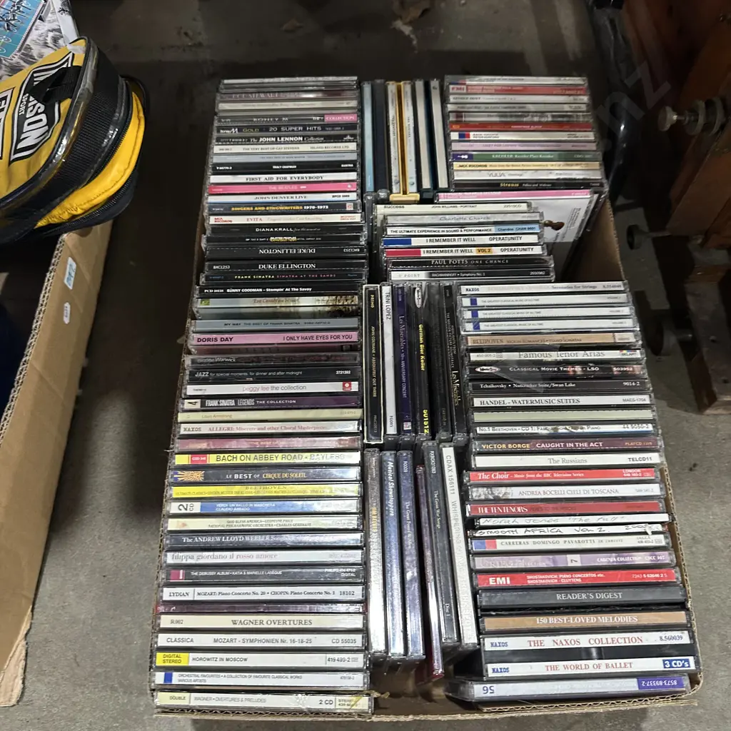 Box of CDs Image 1++