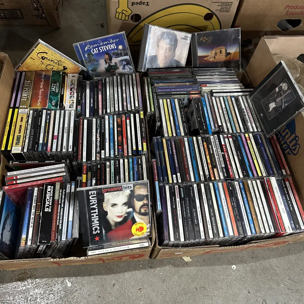 Two boxes of good CDs Image 1++