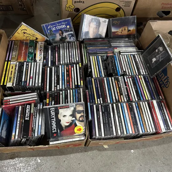 Two boxes of good CDs