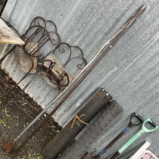rammer and steel bar