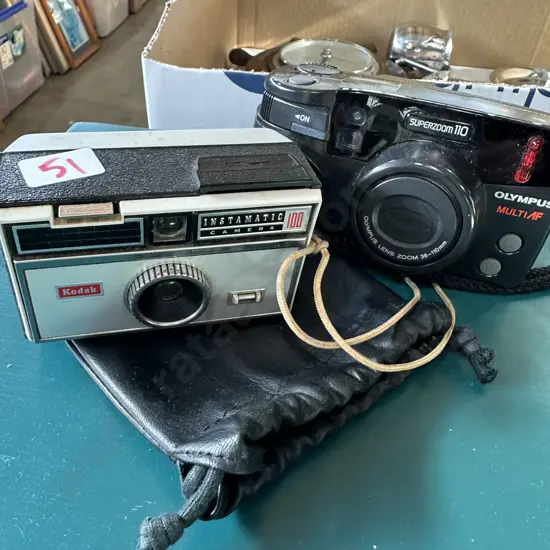 Kodak instamatic & Olypus camera