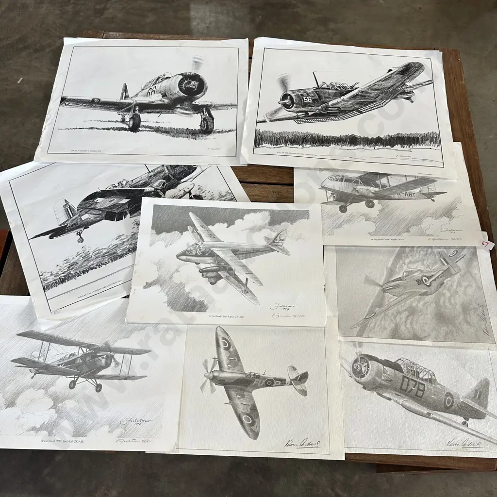 signed Spitfire pictures etc Image 1++