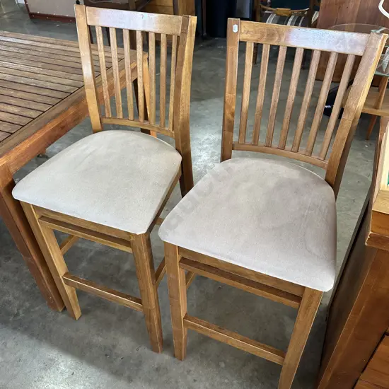Pr of bar stools