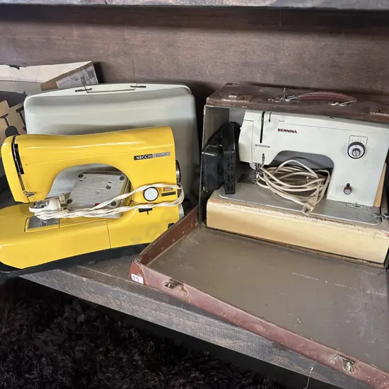 2 x sewing machines