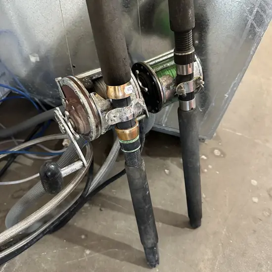 2 x boat rods and reels