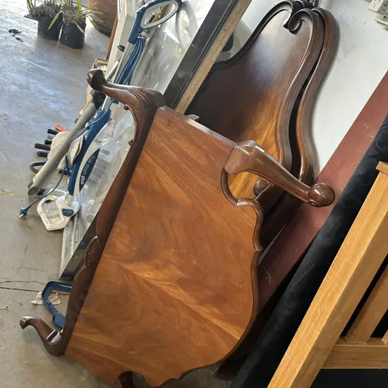 Flame Mahogany single bed ends