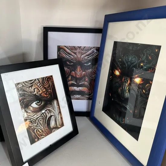framed sheet metal prints