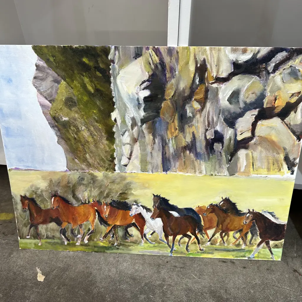 3 x Sue Wilson paintings Image 1++