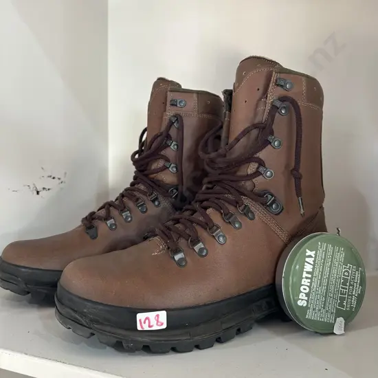 excellent condition  Meindl hiking boots plus wax
