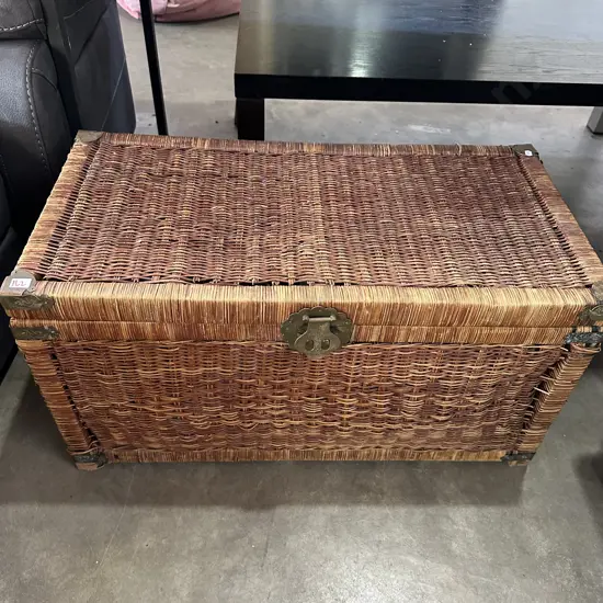 wicker trunk